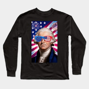 George Washington's Independence Style Long Sleeve T-Shirt